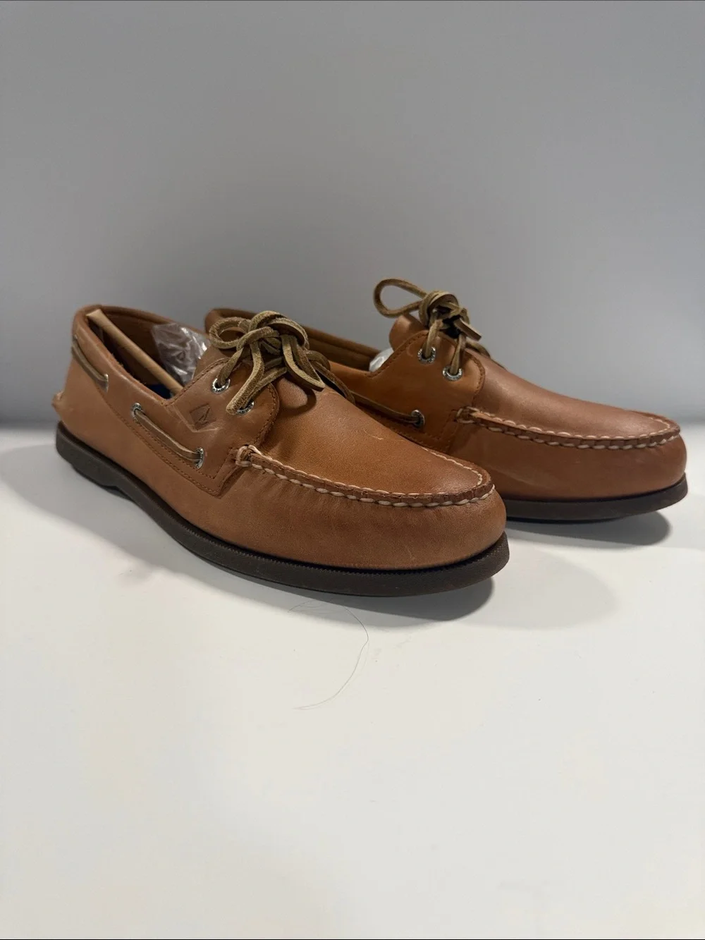 Sperry Men's Tan Leather Boat Shoes